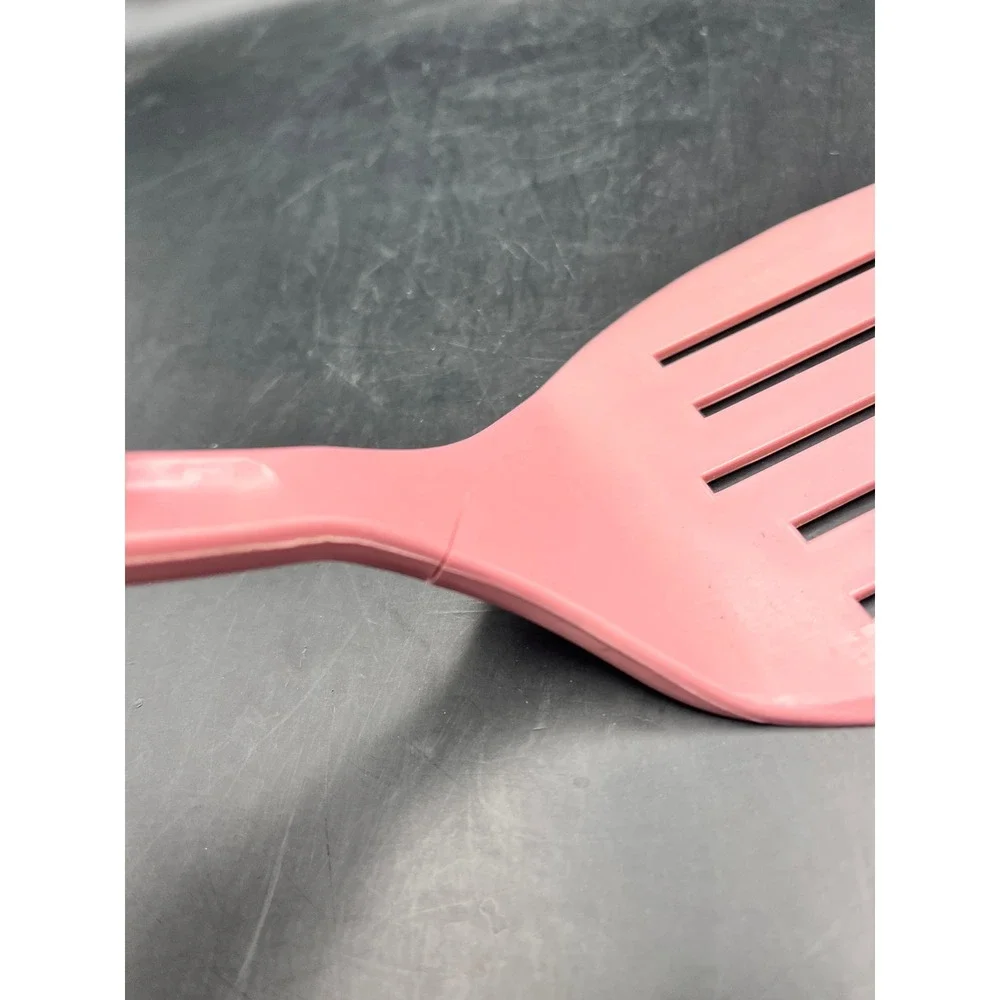Vtg King Kraft Pink Slotted Spatula Northern‎ Plastics USA Retro Kitchen As Is